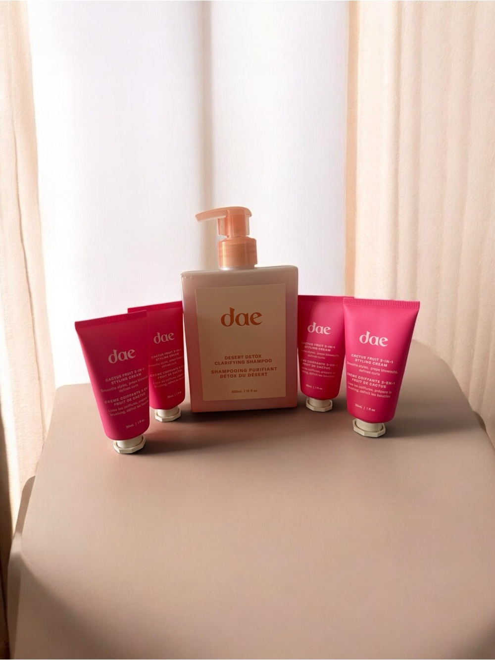 DAE Dessert Detox Shampoo + Mini Cactus Fruit 3-in-1 Styling Cream